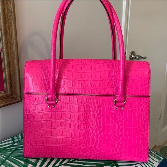 Kate Spade Hot Pink Leather Bag - Picture 8 of 11